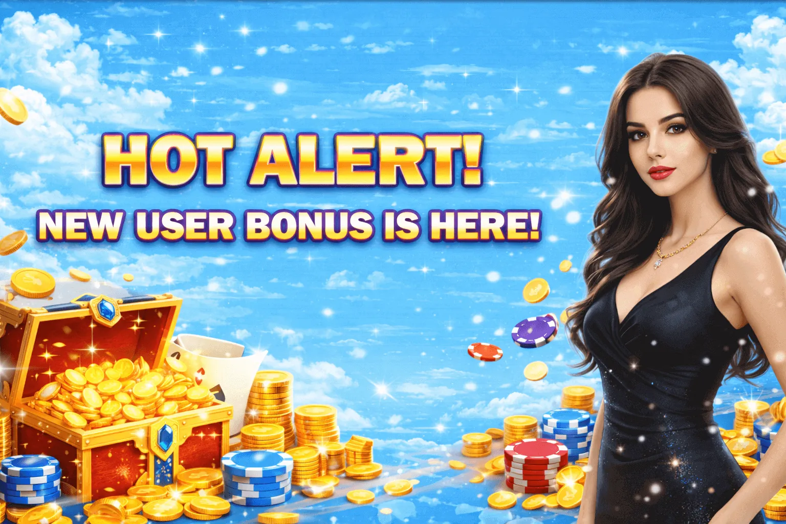 tg777 app welcome bonus banner with exciting casino elements